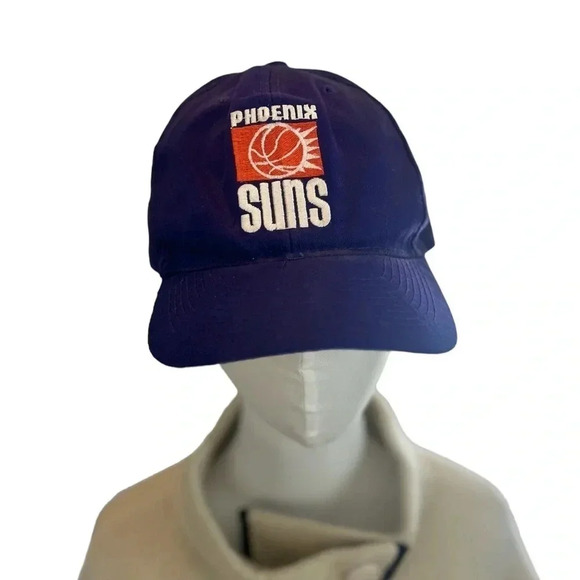 NBA Other - Rare Vintage 90s Men's Phoenix Suns NBA Basketball Purple Logo Snapback Hat Cap